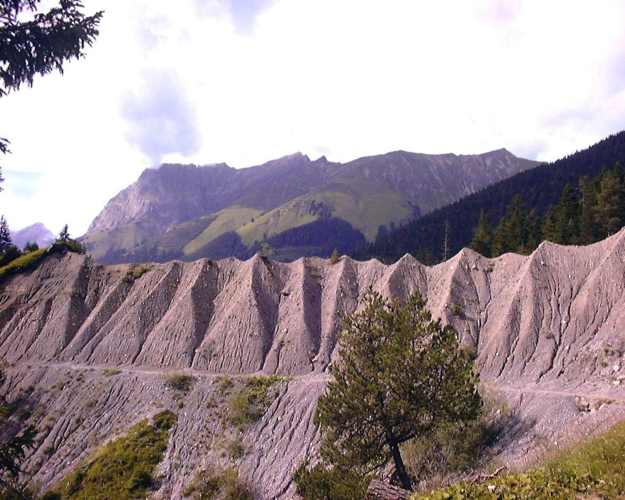 Gasthof Bergheimat Boden Esterno foto
